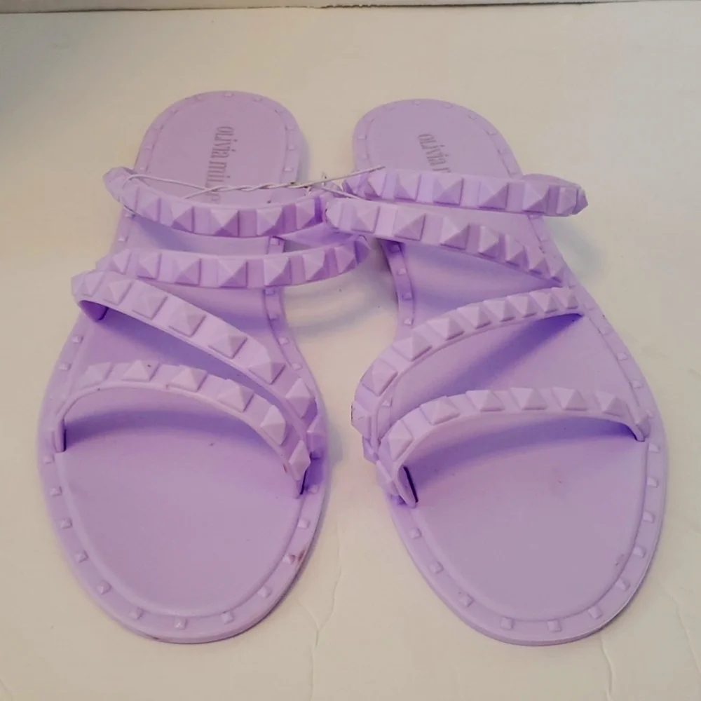 Olivia Miller Women Lavender Sandels